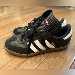 Black adidas sambas